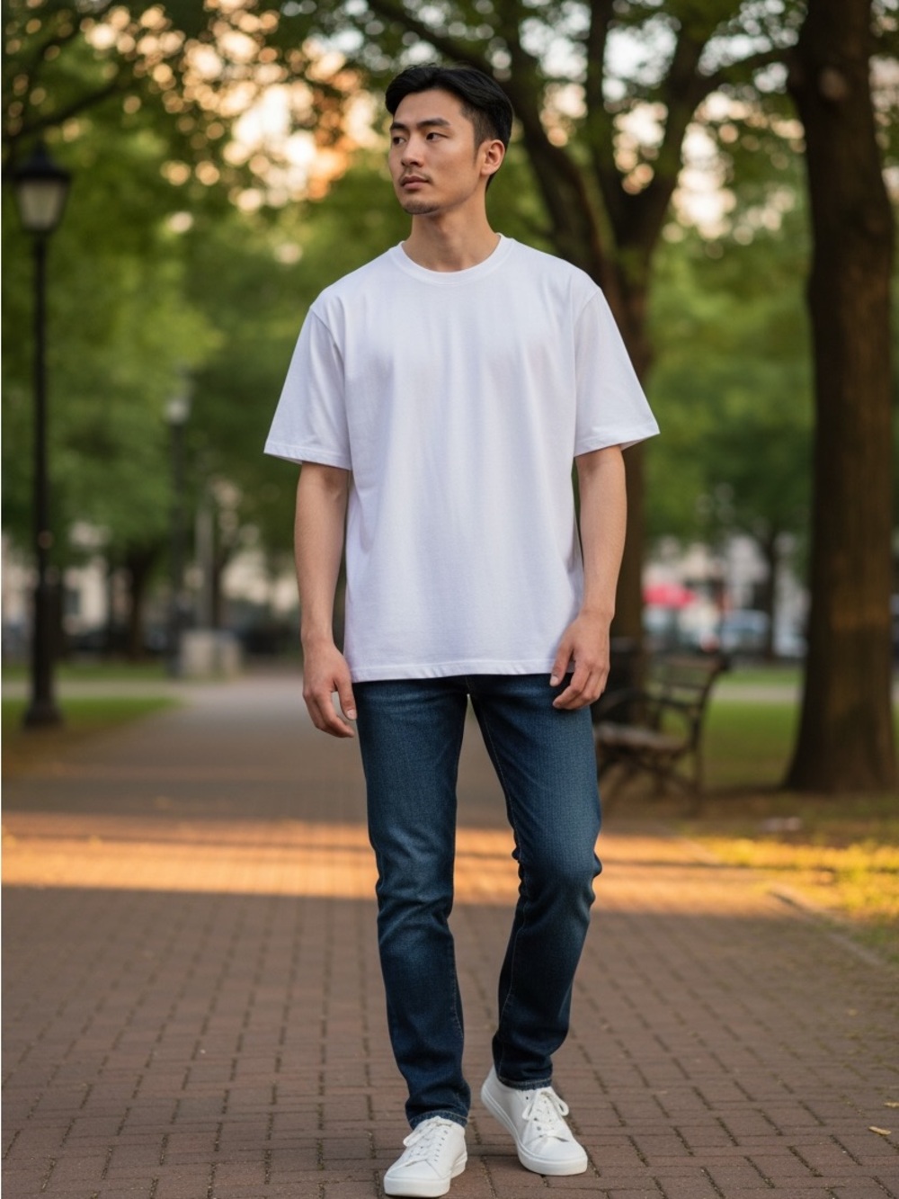 MNML White Boxy Short Sleeve Crewneck T-Shirt